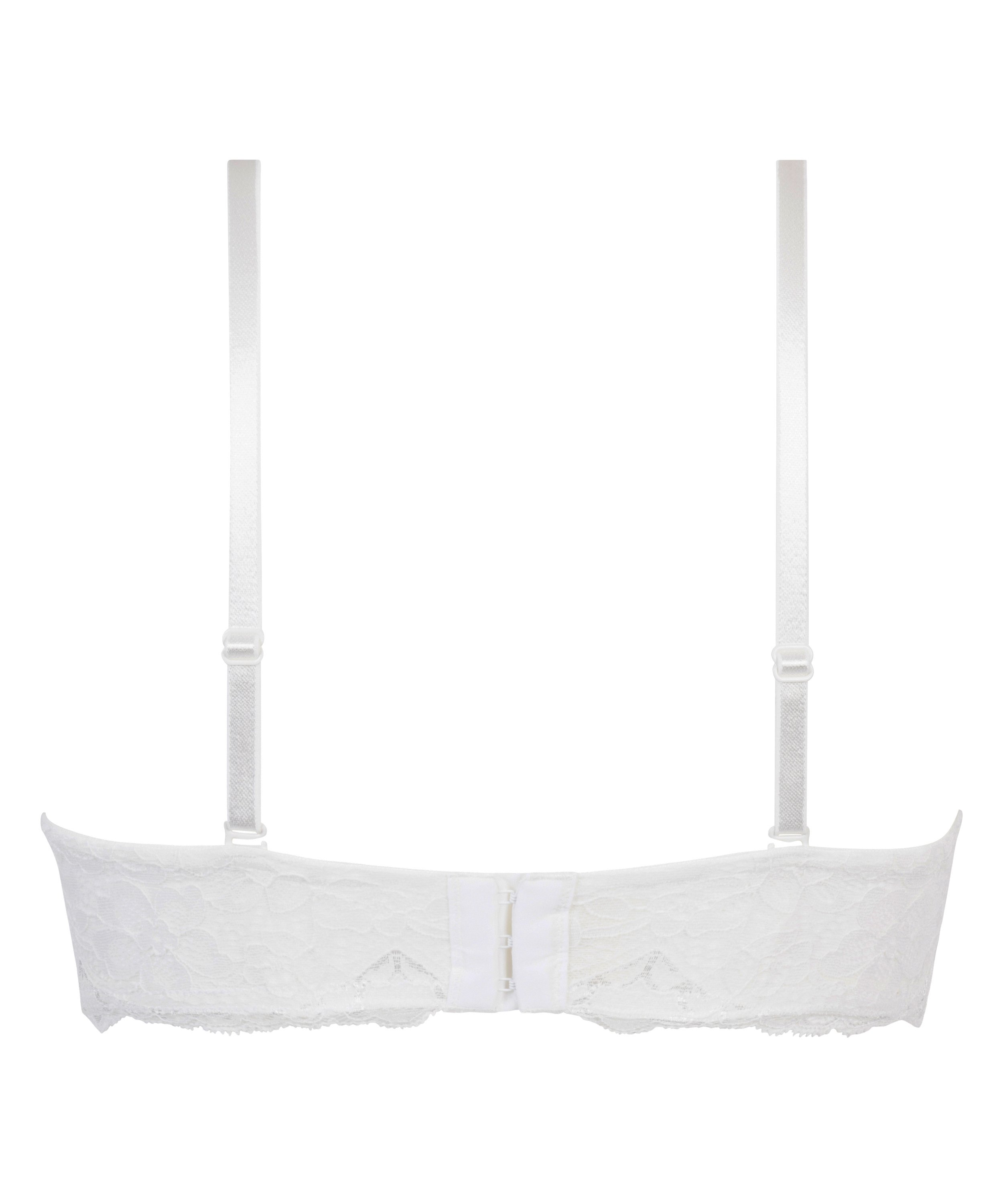 Marine Padded Underwired Strapless Maximizer Bra, White, main