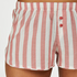 Stripe shorts, Red