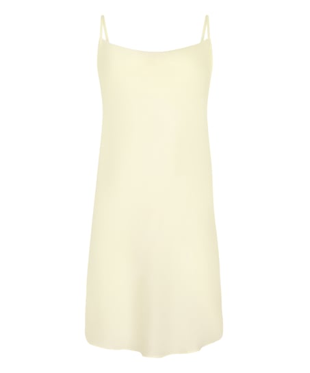 Slipdress Satin Minimal, Yellow