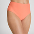 High-Waisted Shaping Bikini Bottom Luxe, Orange