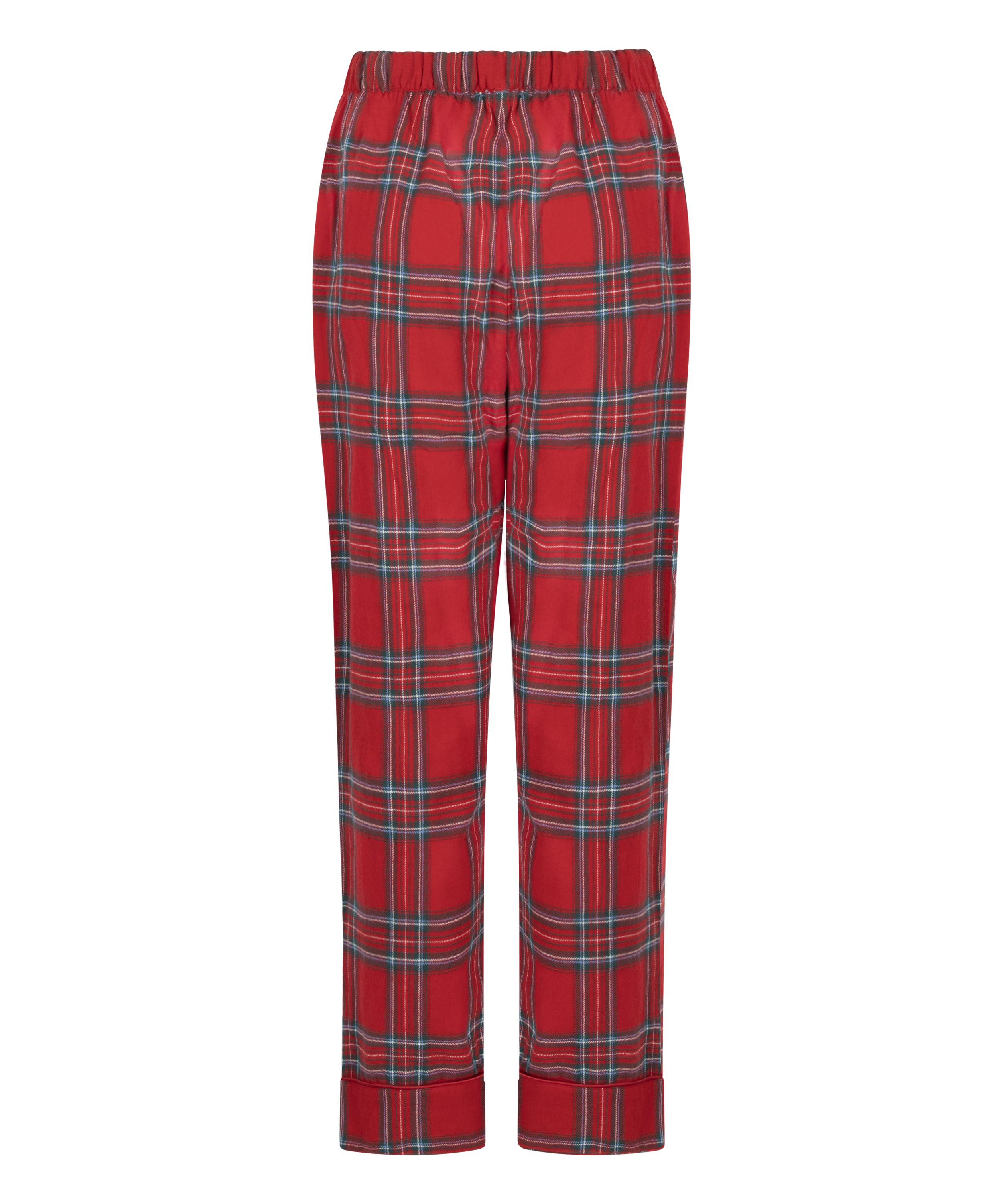 Flannel Pyjama Pants, Red, main