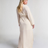 Satin Kimono, White