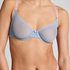 Roza Non-Padded Underwired Bra, Blue