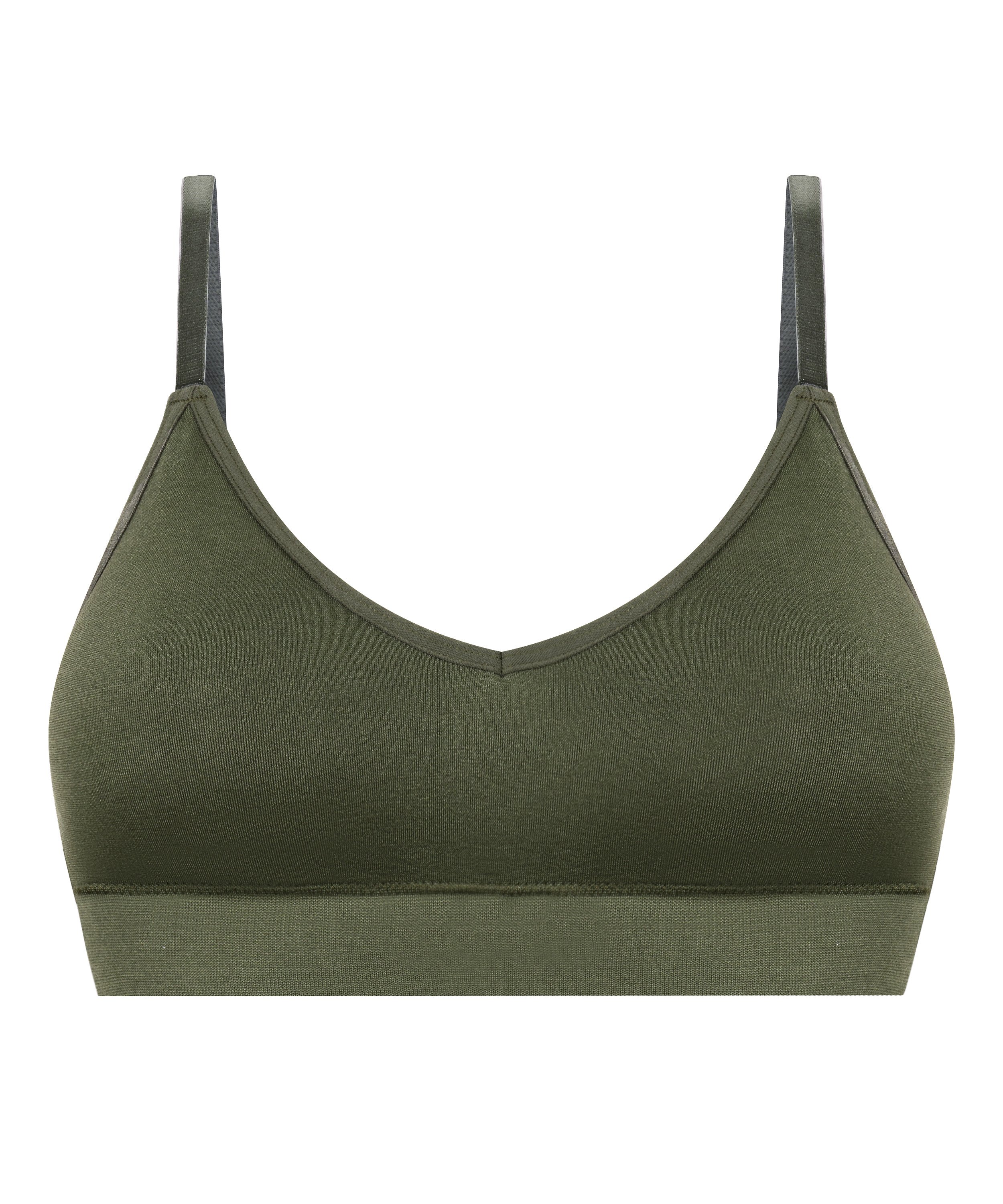 Dide Triangle Bralette, Green, main