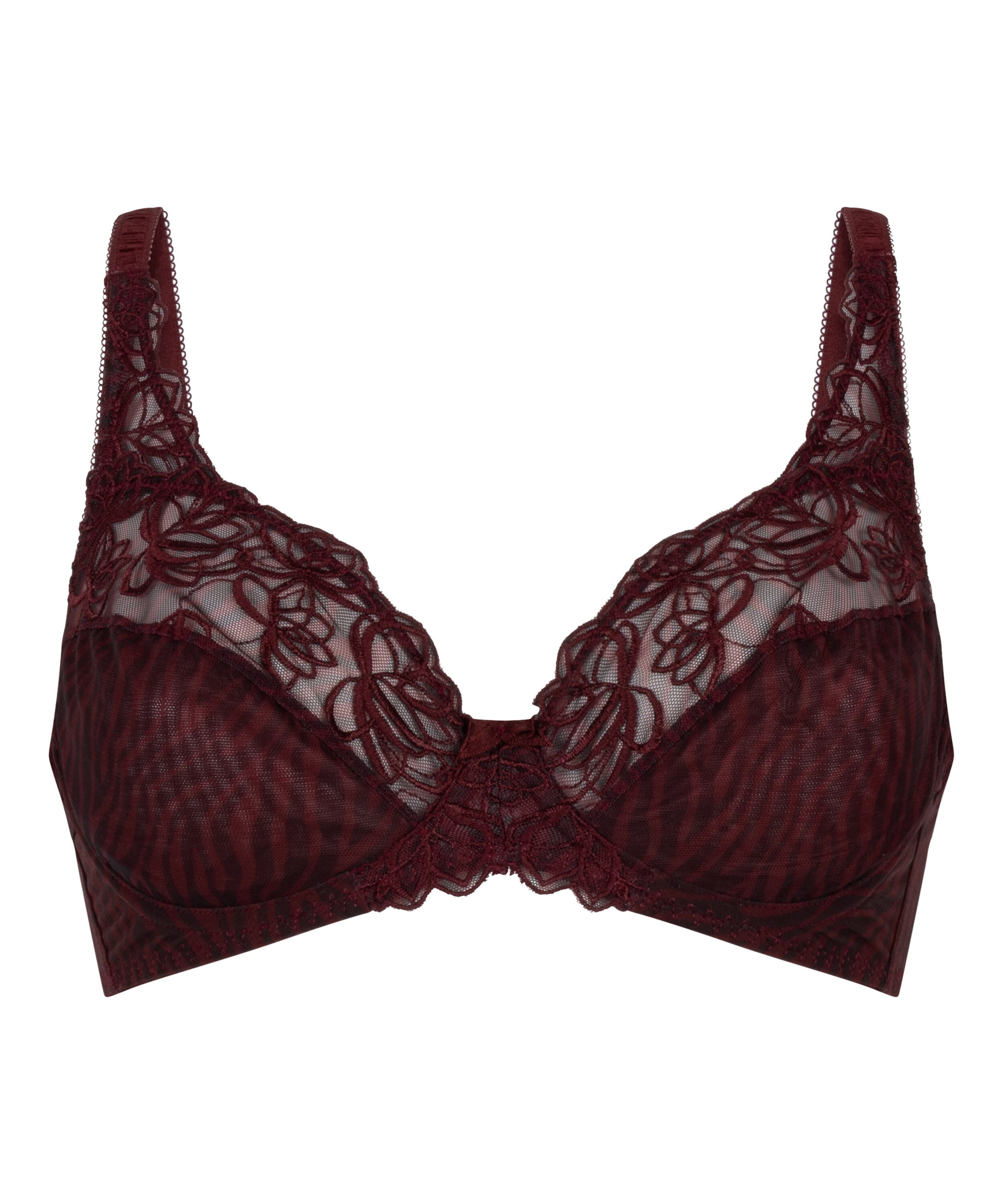 Diva Non-Padded Underwired Bra, Red