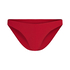 Luna High-Leg Bikini Bottoms, Red