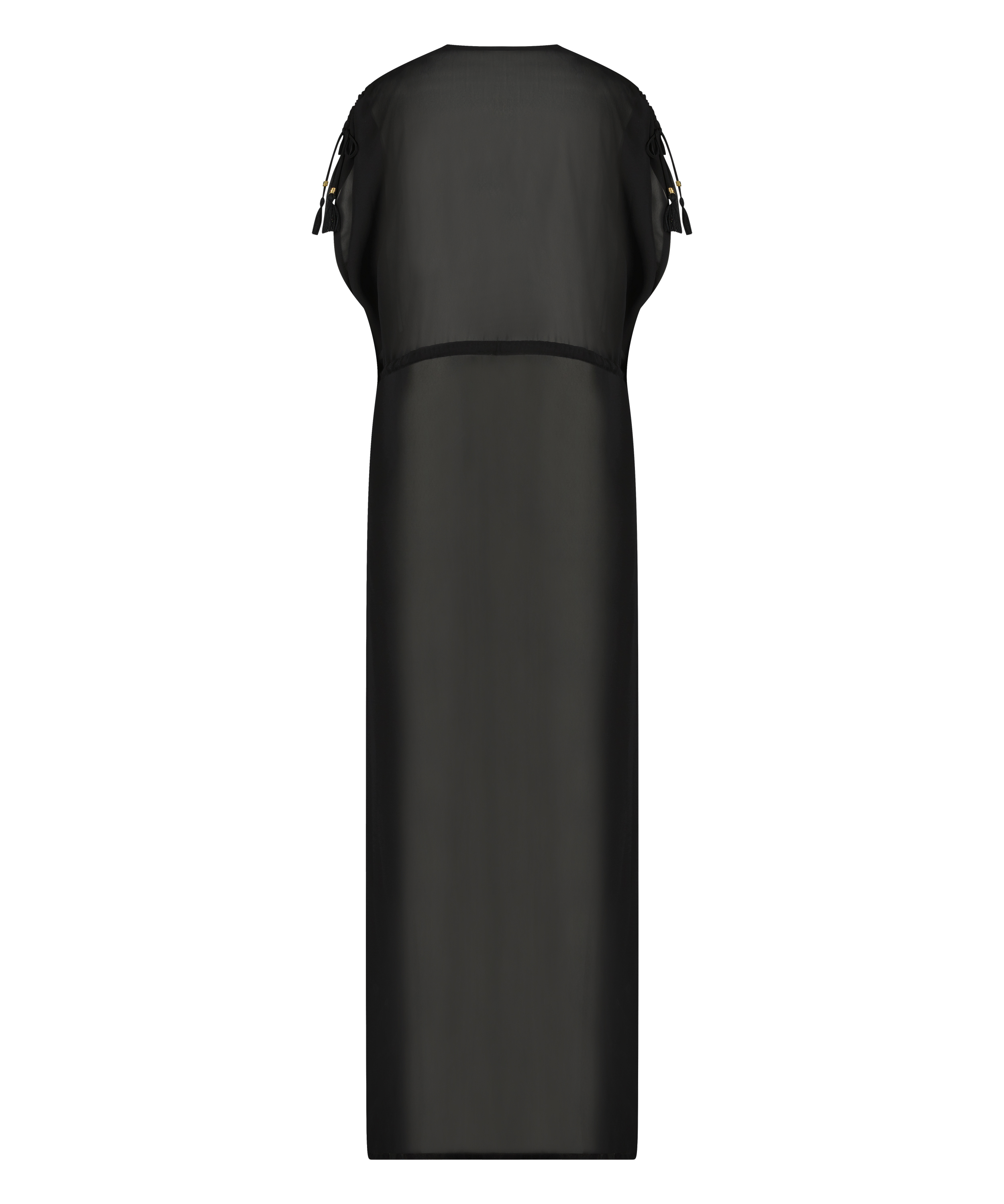 Sheer Kimono, Black, main