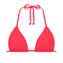 Doha triangle bikini top, Red