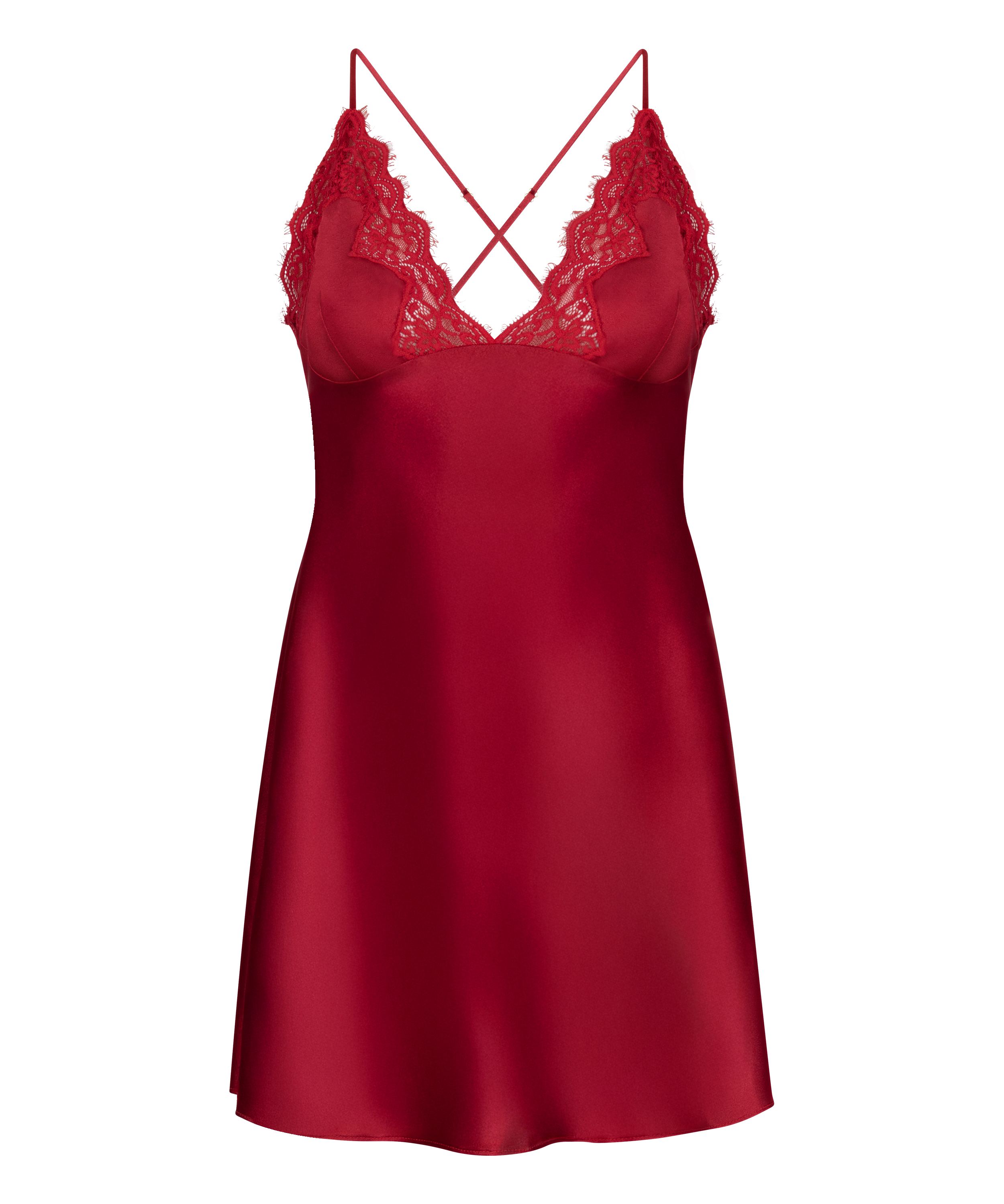 Mya Slipdress, Red, main