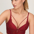 Push-Up Longline Bra Tosca, Red