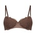 Marine Padded Underwired Bra, Brown