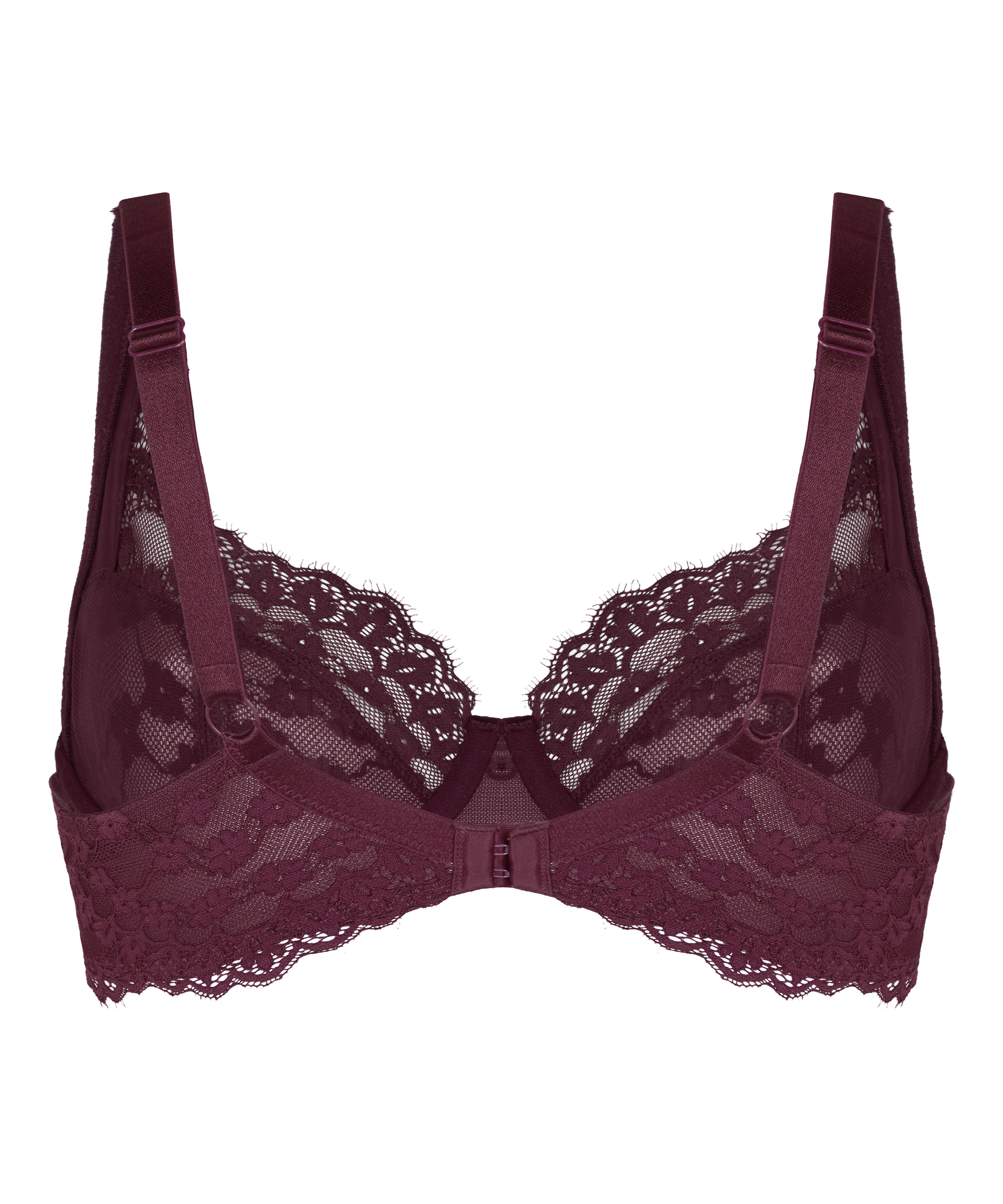 Daisy Non-Padded Underwired Bra, Purple, main