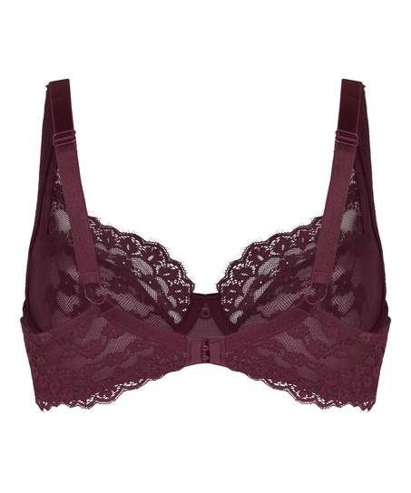 Daisy Non-Padded Underwired Bra, Purple