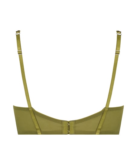 Amelie Padded Underwired Longline Bra, Green