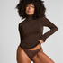super soft Turtleneck Shirt with Cashmere, Brown