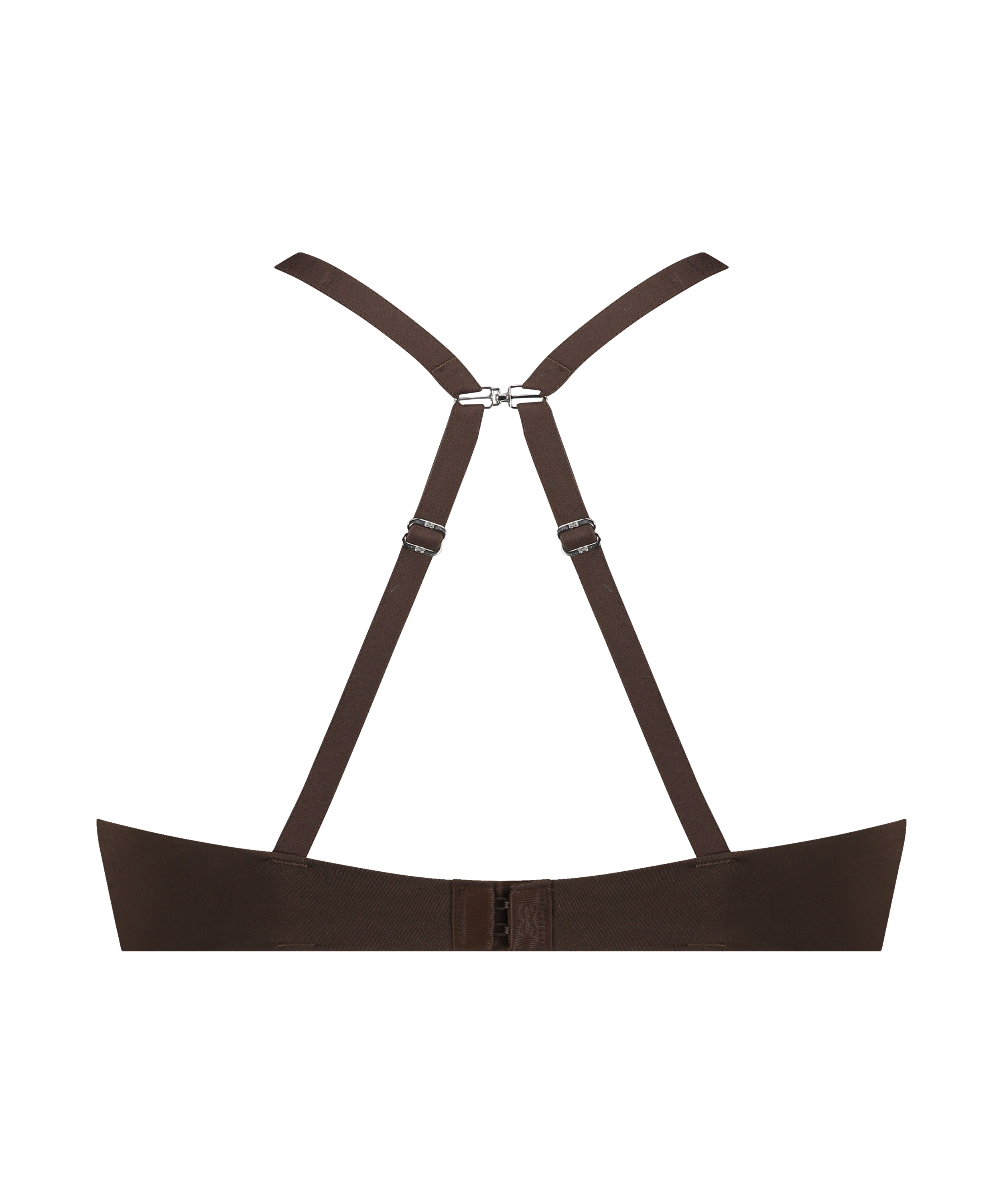 Smooth Non-Padded Underwired Bra, Brown, main