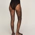Tights 15 Denier Check, Black