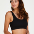 Seamless bralette, Black