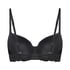 Angie Padded Underwired Bra, Black