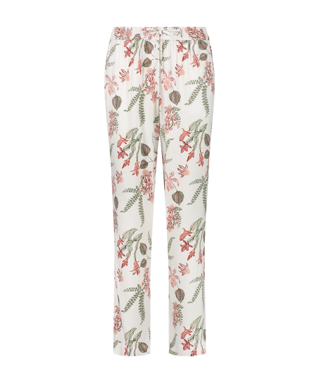 Petite Woven pyjama bottoms, White
