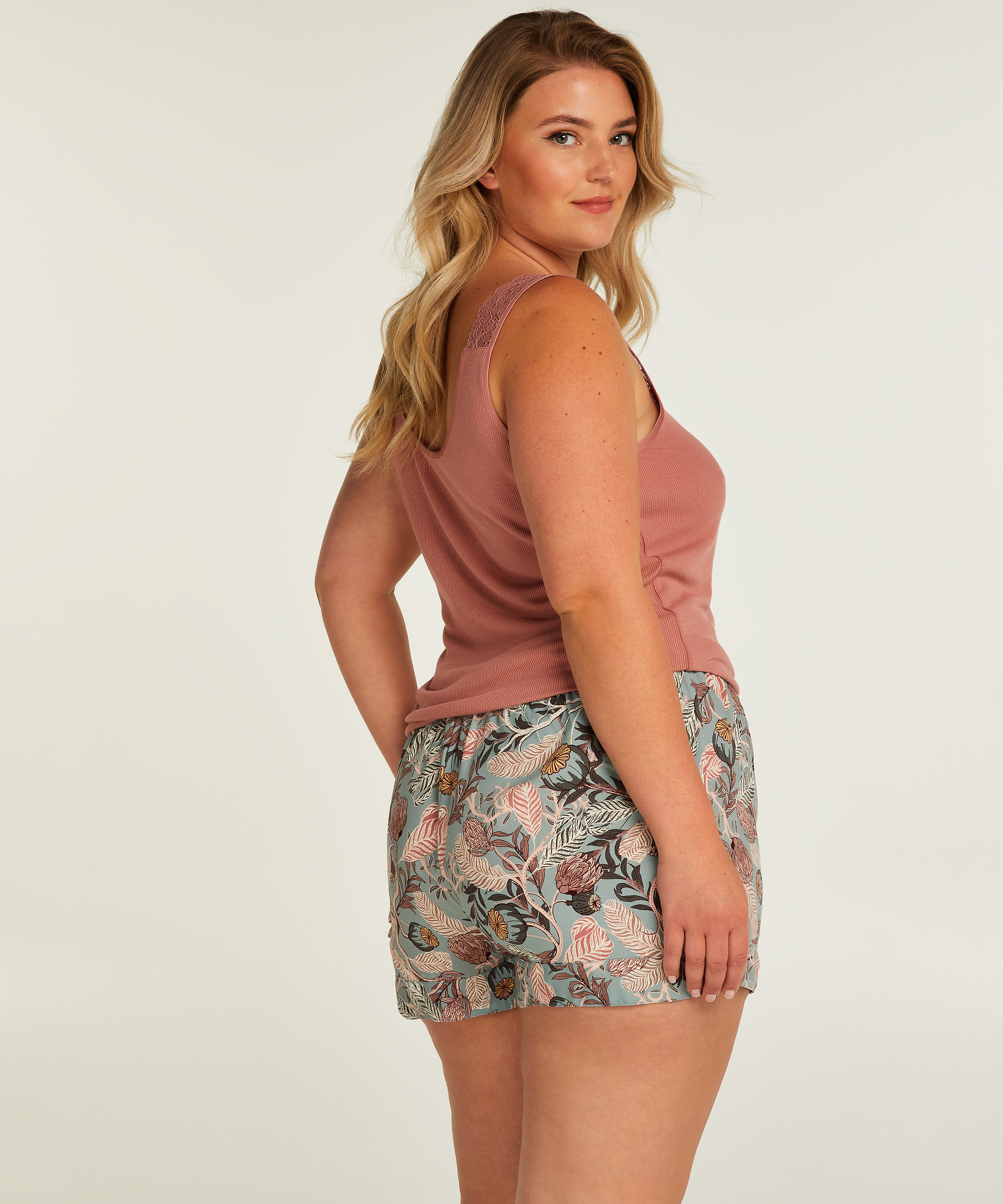 Pyjama Shorts, Gray, main