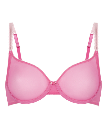Roza Non-Padded Underwired Bra, Pink