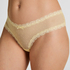 V-shaped Brazilian knickers mesh, Yellow