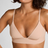 Smooth Triangle Bralette, Beige