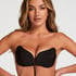 Push-up bra with wing, Black