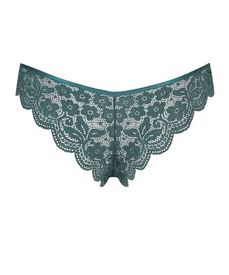 High leg Brazilian, Blue