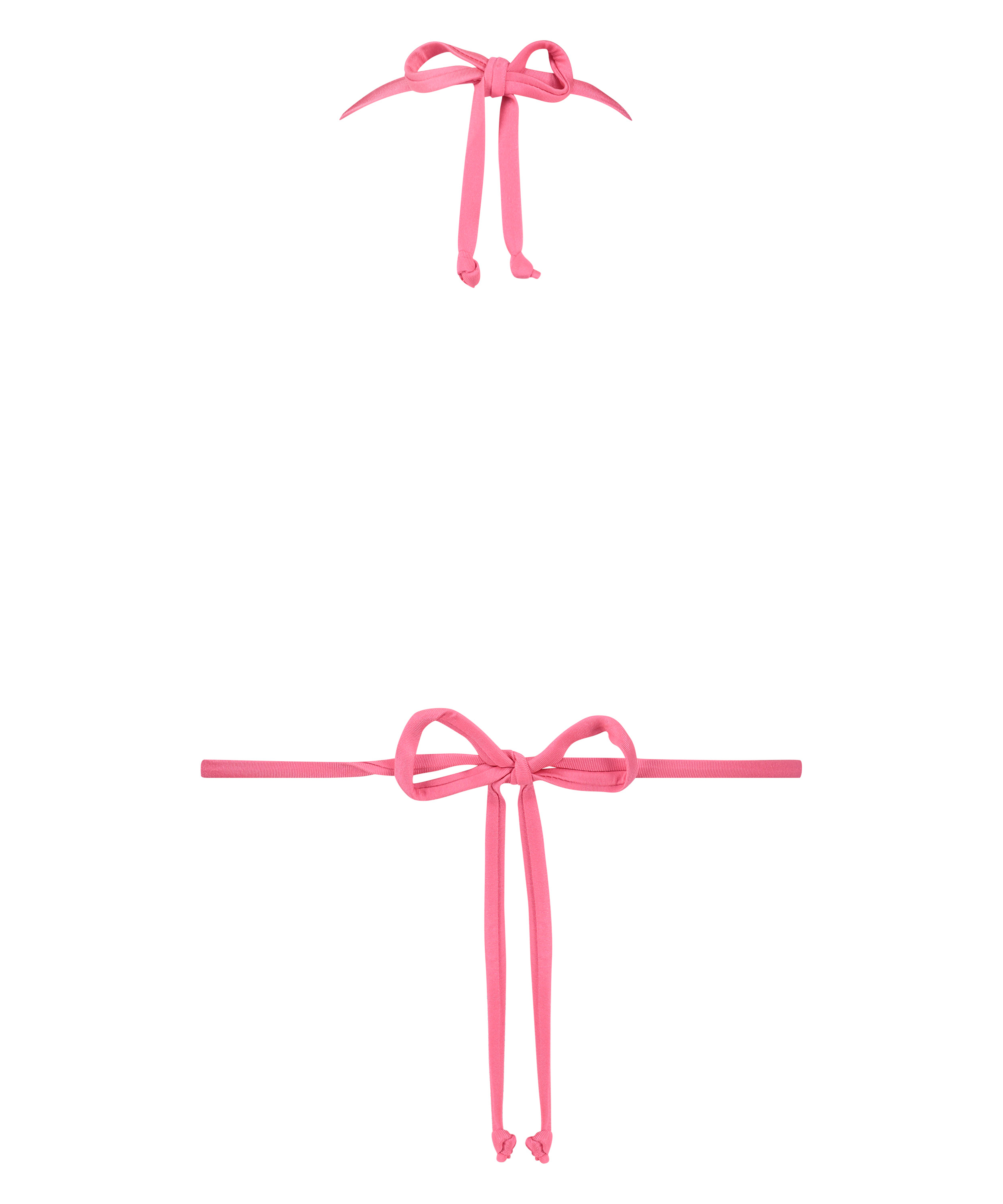 Hula Triangle Bikini Top, Pink, main