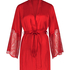 Satin Kimono, Red