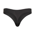 Invisible thong Stripe mesh, Black