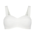 Libby padded bandeau bikini top, White