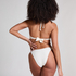Cabo Bandeau Bikini Top, White