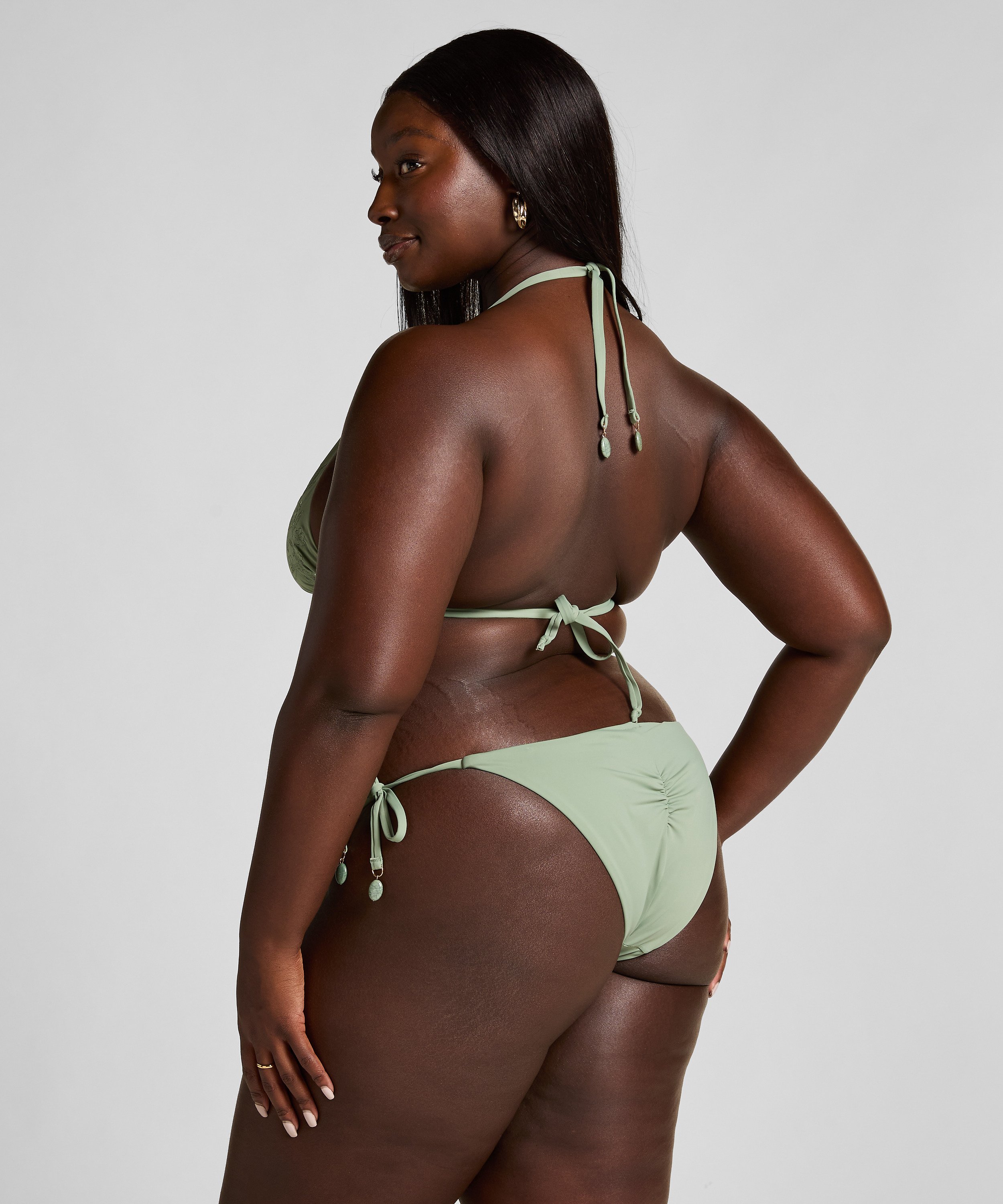 Giselle Cheeky Bikinibottom, Green, main