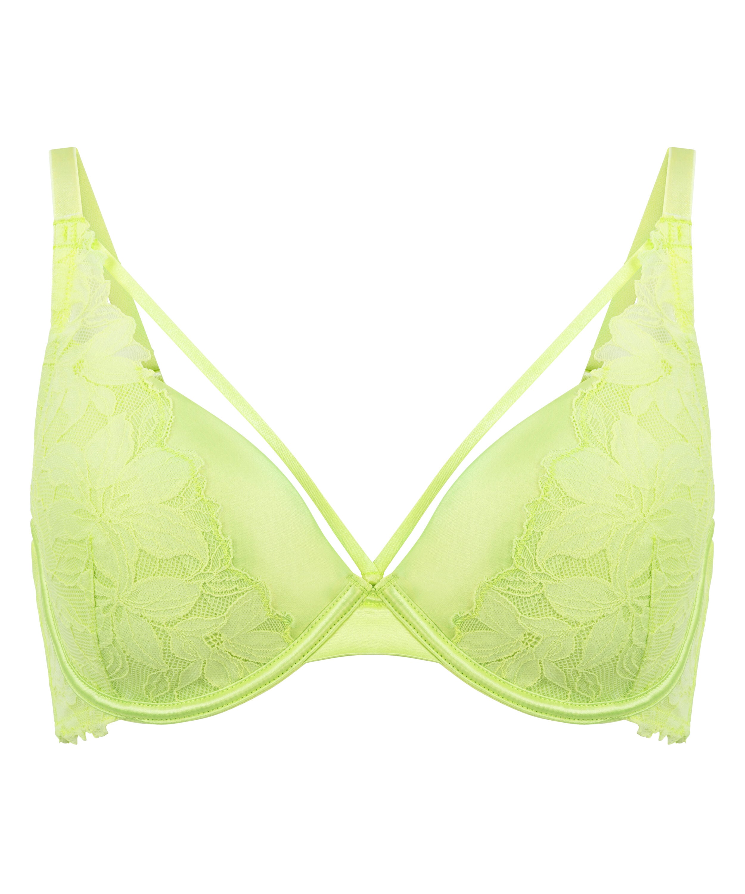 Ingrid Padded Underwired Bra, Green