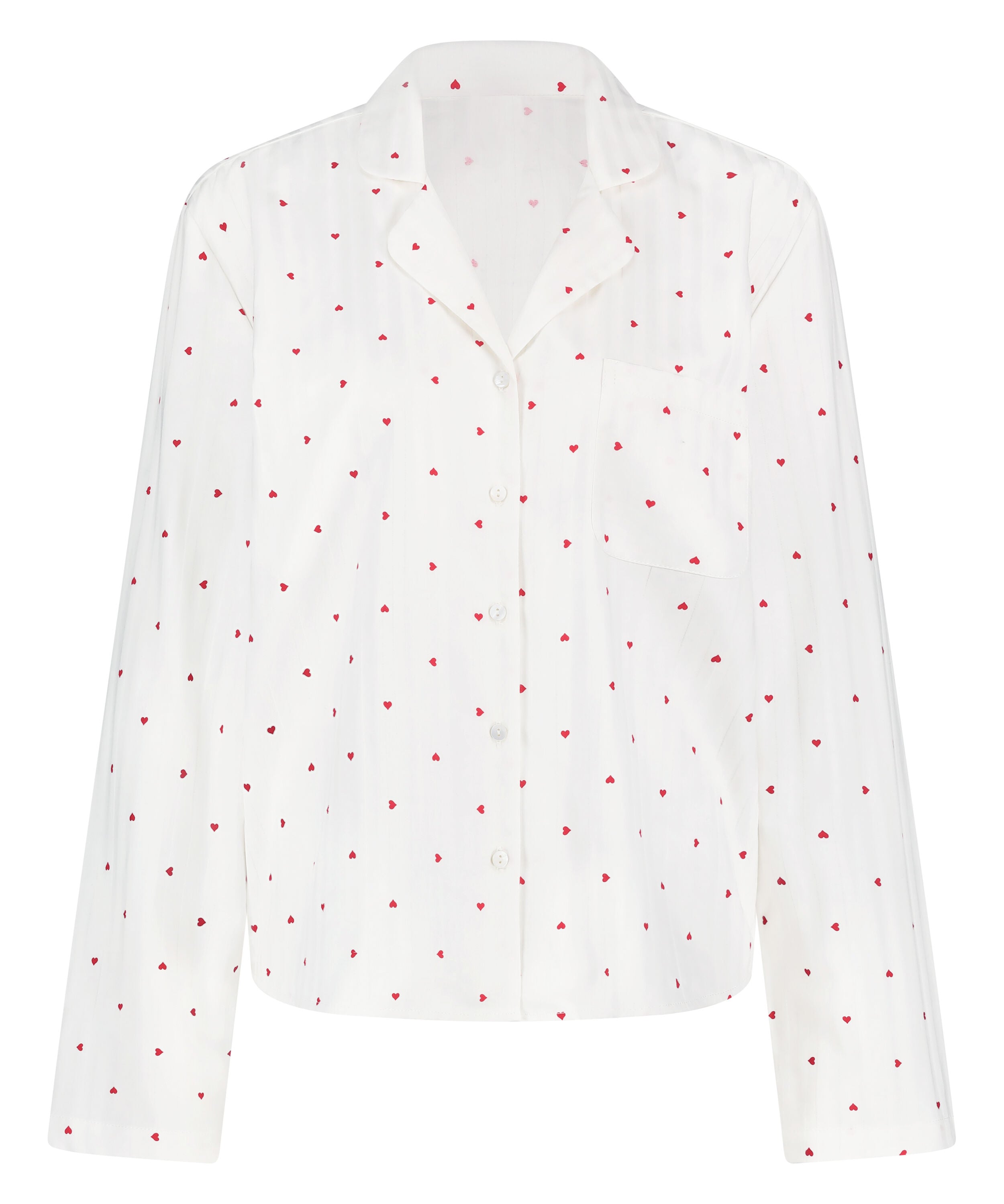 Jacquard Jacket Longsleeve, White