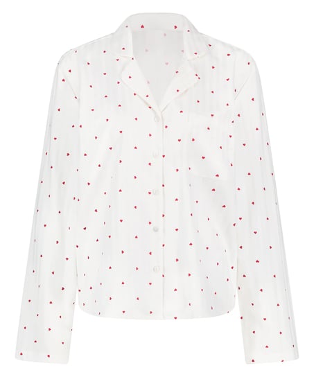 Jacquard Jacket Longsleeve, White