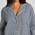 Essentials Flannel Pyjama Top, Blue