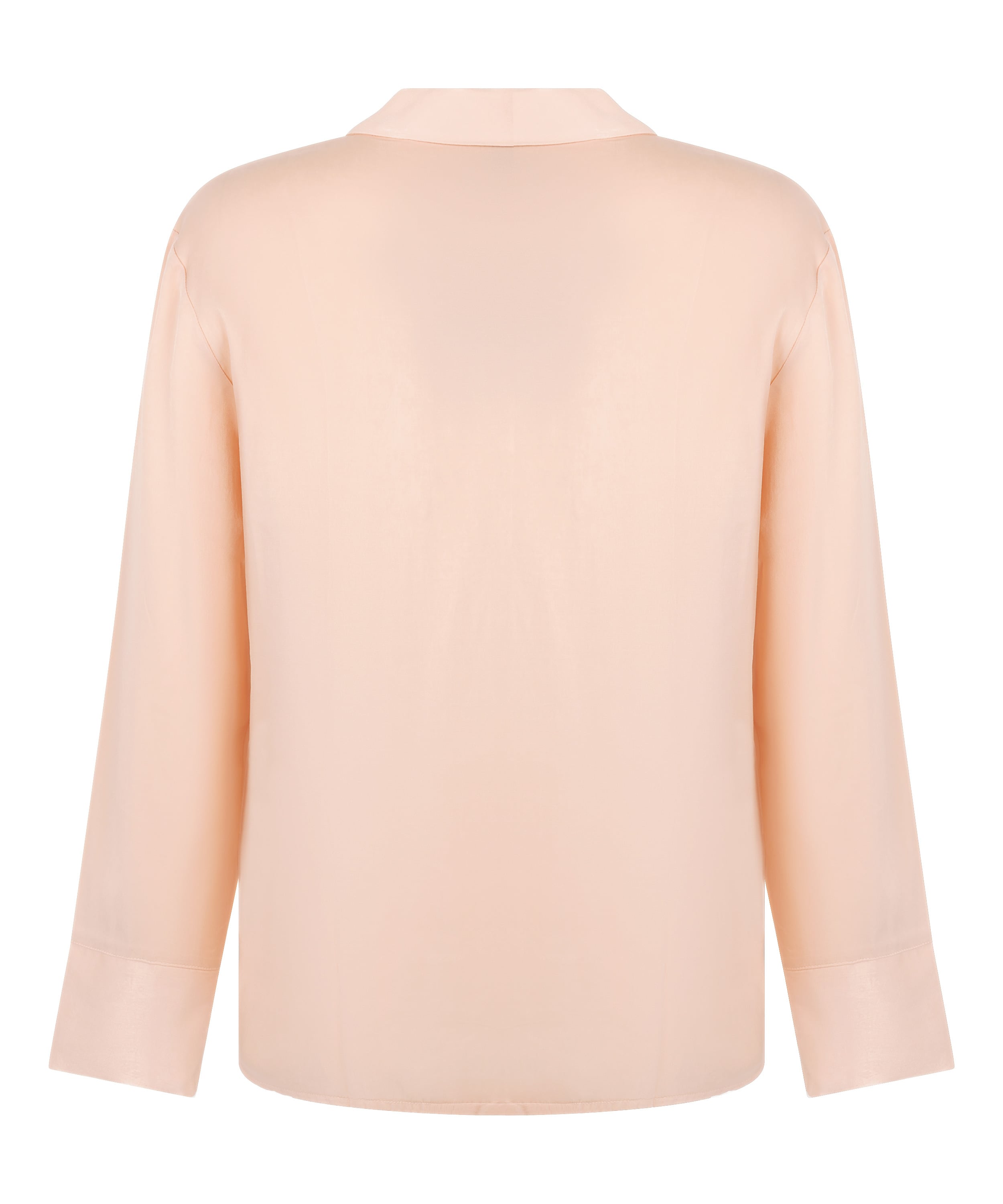Ayla Satin Long-Sleeved Jacket, Orange, main