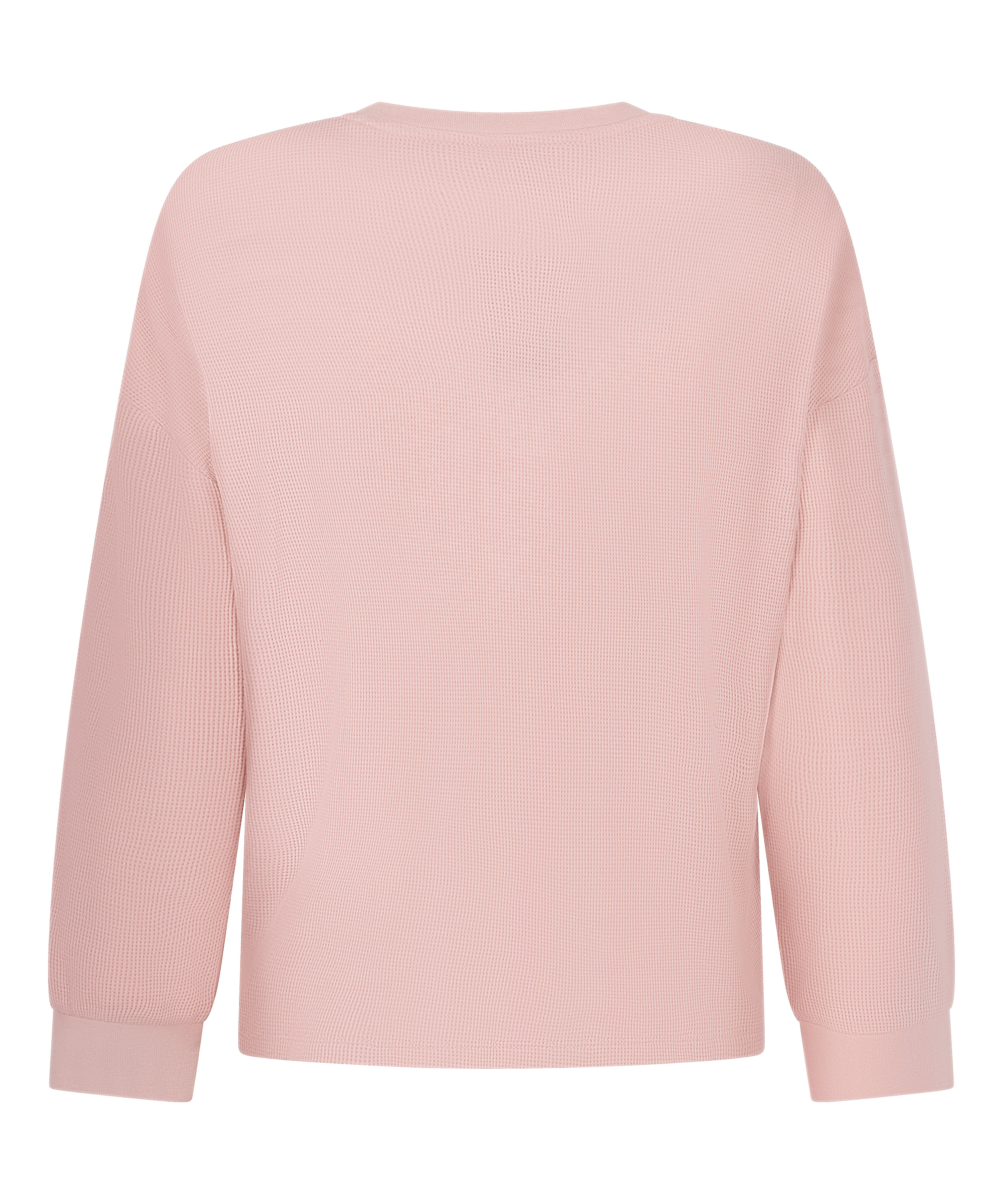 Top Waffle Henley, Pink, main