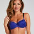 Marine Padded Underwired Bra, Blue