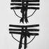 Private Suspender Cuffs, Black