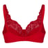 Diva Non-Padded Underwired Bra, Red