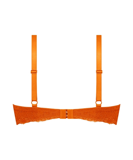 Marine Non-Padded Underwired Bra, Orange