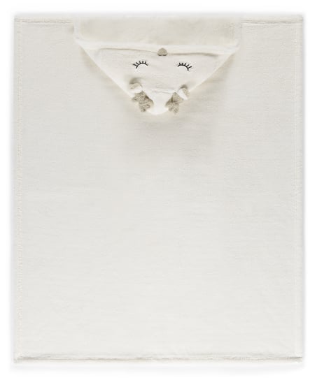 Reindeer cuddly blanket, White