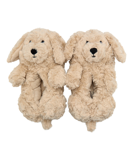 Slipper Ballerina Dog, Beige