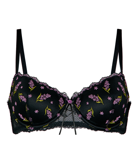 Padded Underwired Bra Iris, Black