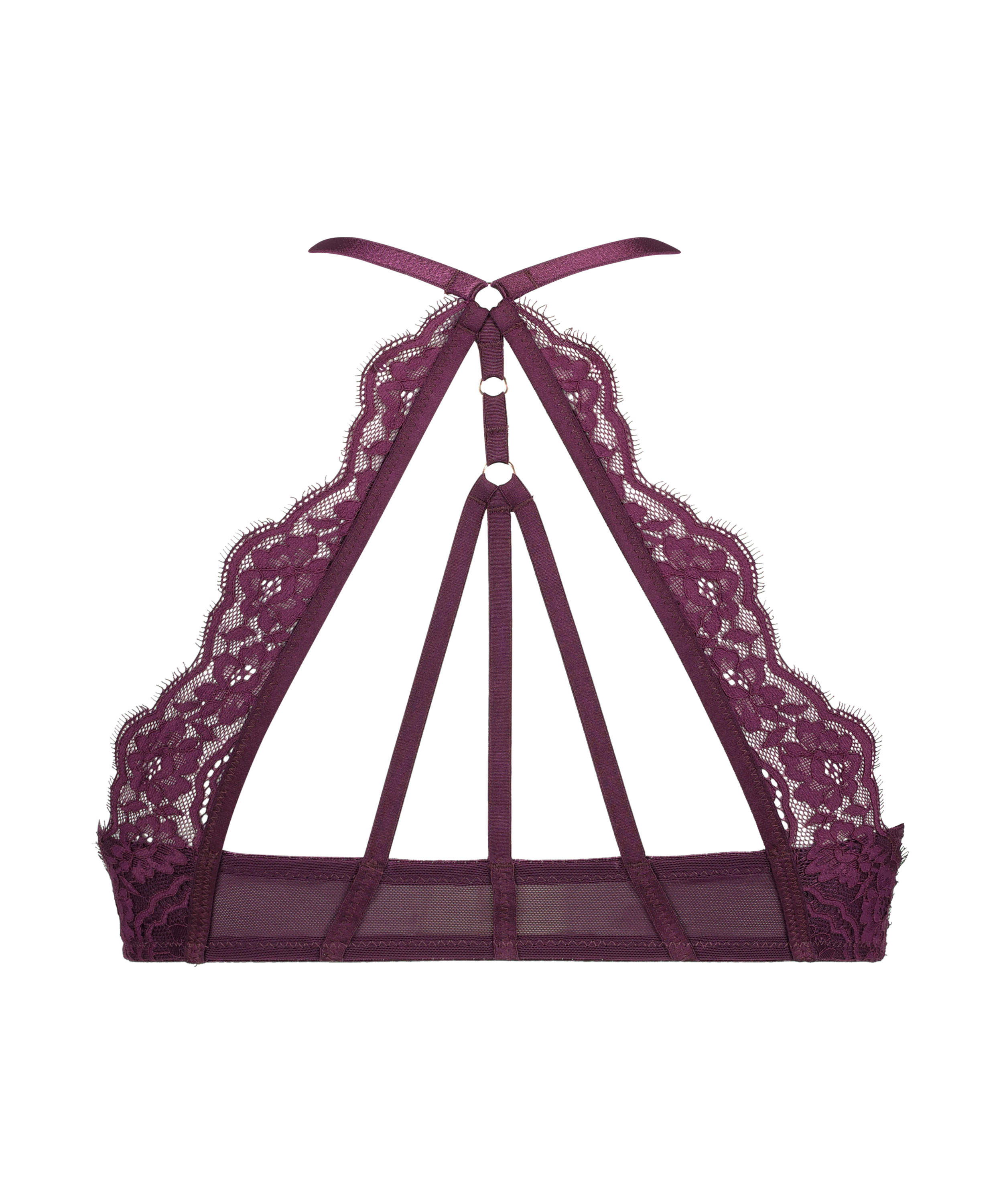 Padded underwired push-up bra Melissa, Purple, main